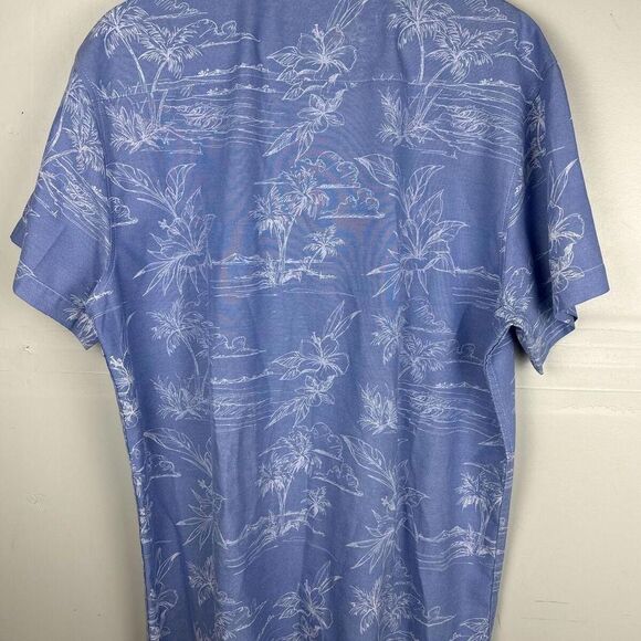 North Shore | Hawaiian Aloha Hibiscus Tropical Button Up Shirt | 2XL Runs Small - Picture 2 of 6
